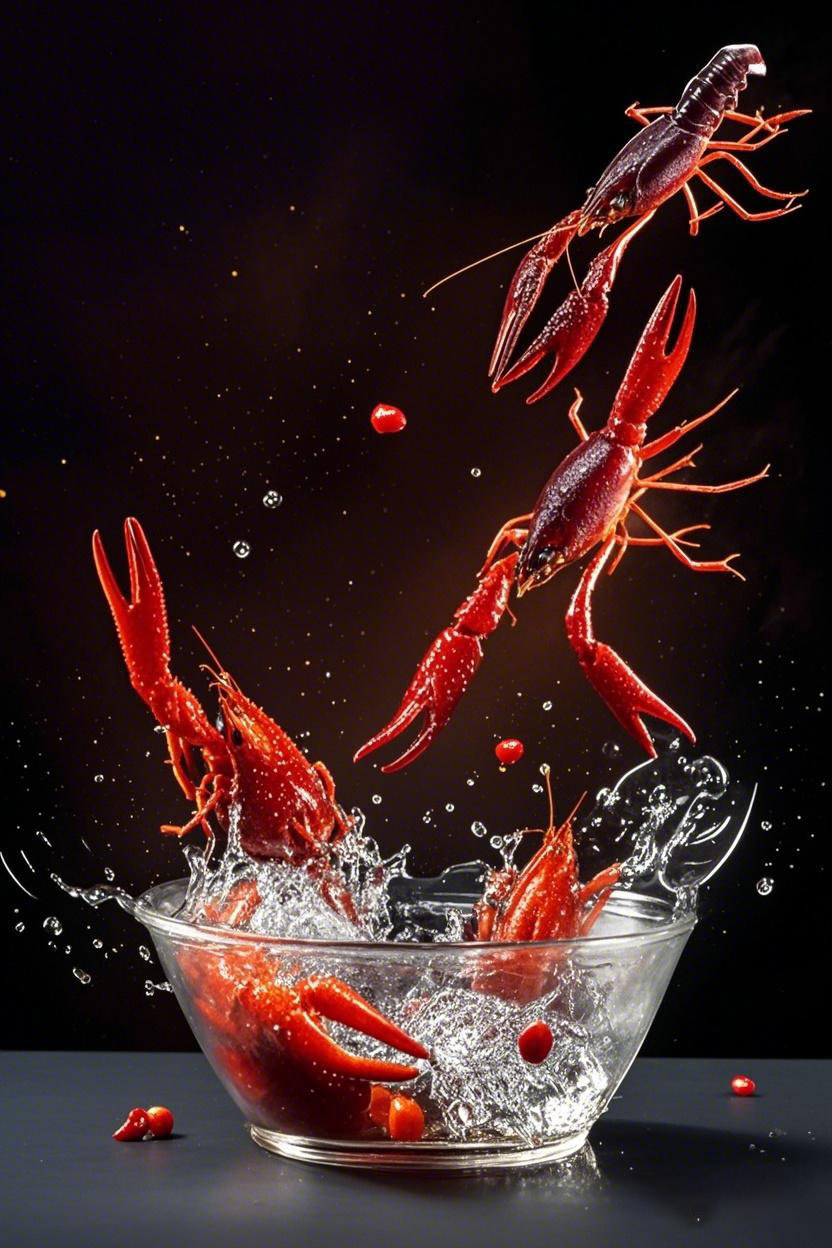 龙虾摄影海鲜烧烤火爆创意大片